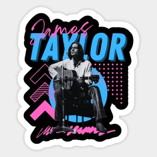 James taylor***original retro Sticker